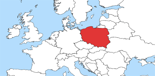 Weltkarte Polnisch